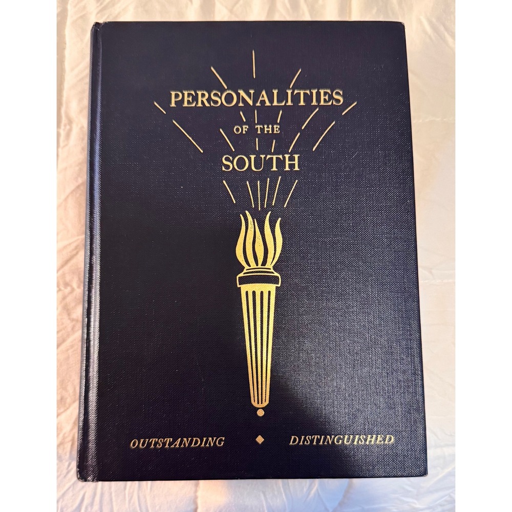 Personalities of the South Book American‎ Biographical Institute 1974 Signed